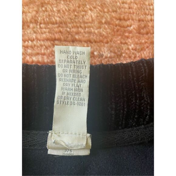 J JILL WOMENS BLACK WIDE WHALE CHENILLE CORDUROY CASUAL JACKET SIZE S - Picture 3 of 7